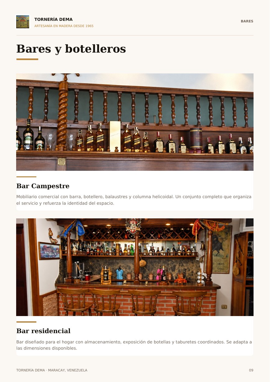 Página 9 del catálogo Tornería Dema